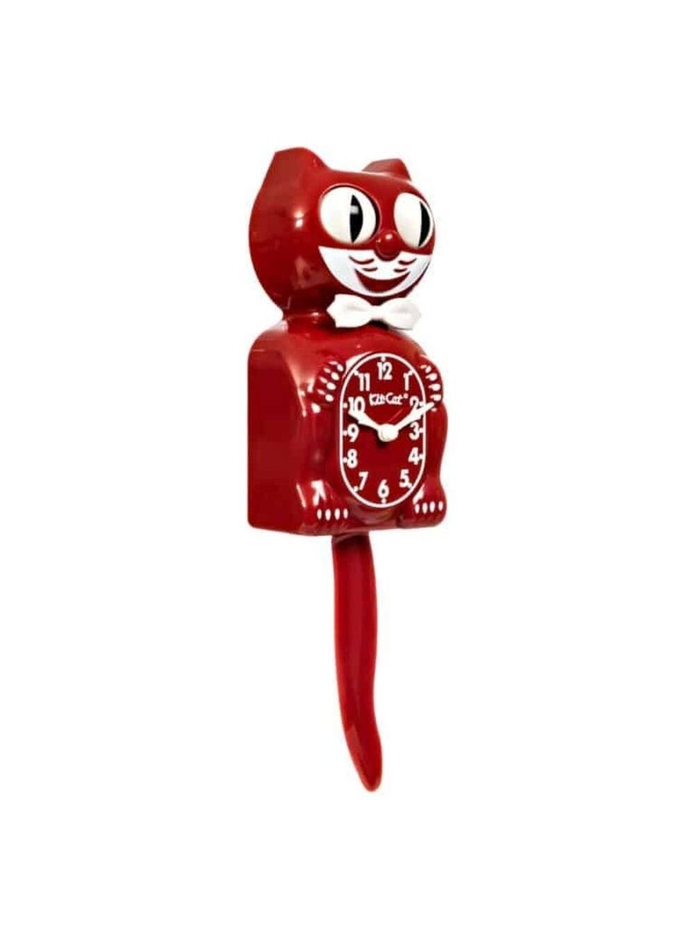 RETIRED Space Cherry Red Kit Cat Klock clock - Picture 2 of 5